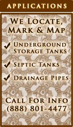 locate tanks (UST) underground storage tank